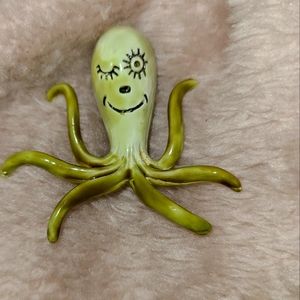 Vintage octopus brooch